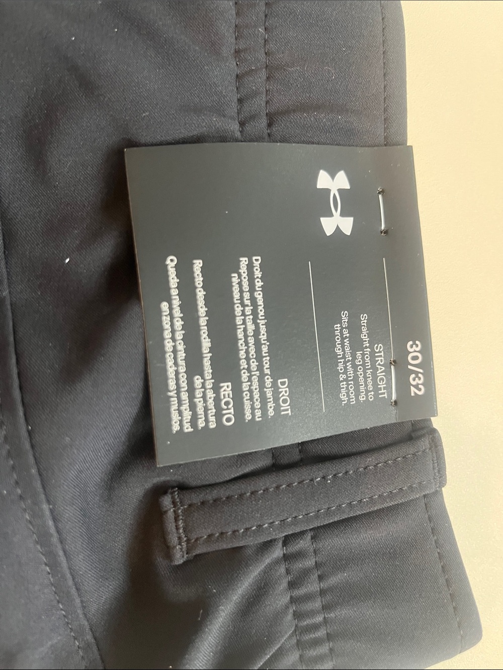 Under Armour Men's Black Performance Golf Pants - Picture 3 of 3